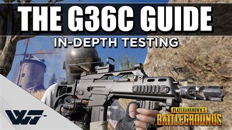 THE G36C GUIDE - What you need to know! In-depth testing & comparison with SCAR-L - PUBG - YouTube