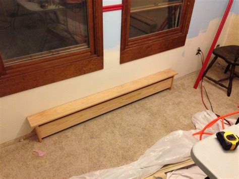 Diy Baseboard Heater Cover Plans - qdiyl