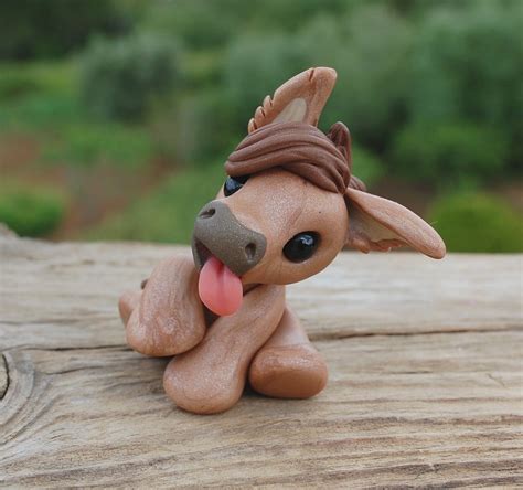 Brighty - Wee Donkeys 2017 | Clay animals, Polymer clay animals, Cute ...