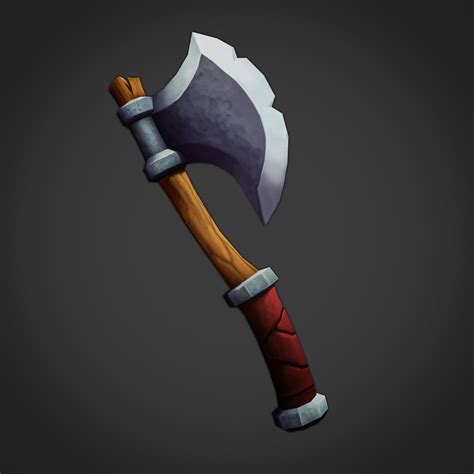 ArtStation - Hand painted Axe