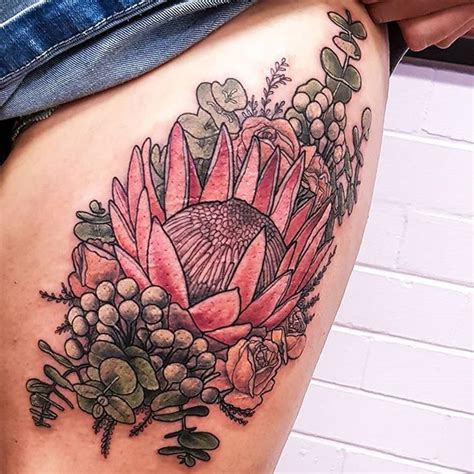 Share 80+ protea flower tattoo best - in.eteachers