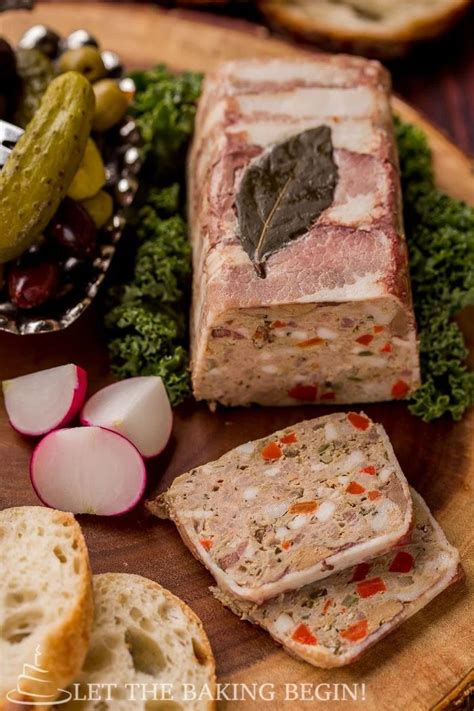 Country Style Pate Recipe - Let the Baking Begin! | Pate recipes, Liver recipes, Terrine recipe