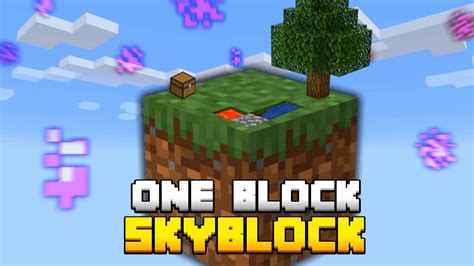 Minecraft Skyblock, But You Only Get ONE BLOCK - YouTube