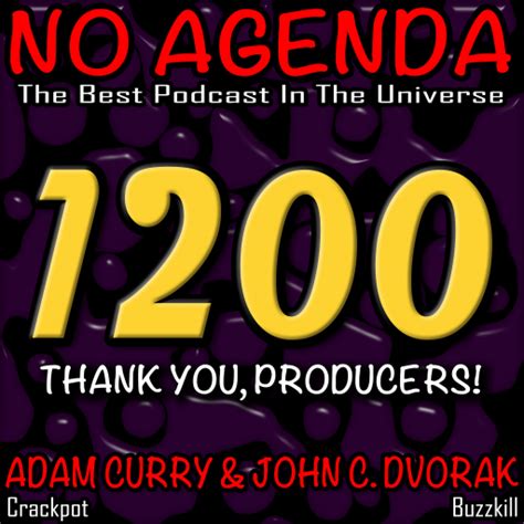 No Agenda Art Generator :: 1200 Thank You Producers