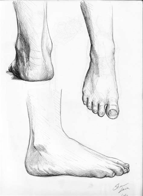 Feet Drawing at PaintingValley.com | Explore collection of Feet Drawing