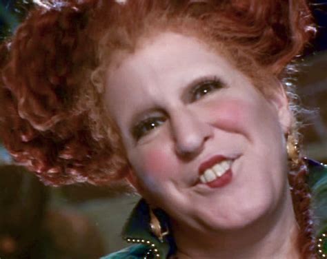 Bette Midler as Winifred Sanderson - closeup | Halloween makeup looks ...