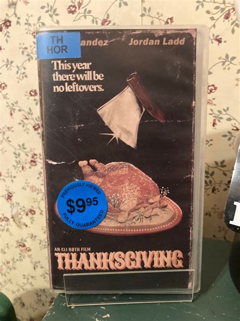 Eli Roths THANKSGIVING VHS Art Piece - Etsy