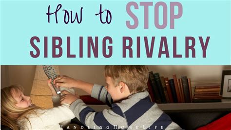 Sibling Rivalry Solutions (Tips for Peace in the Family)