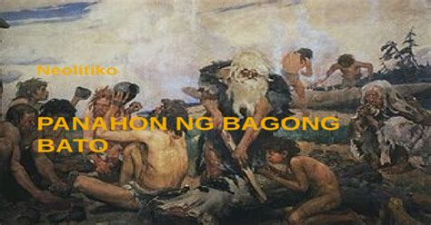 Panahon ng bagong bato (neolitiko)