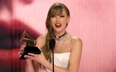 2024 GRAMMYs: Taylor Swift Makes GRAMMY History With Fourth Album Of The Year Win For 'Midnights ...