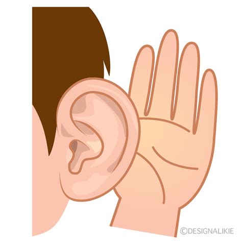 Listening Ear Clip Art Free PNG Image｜Illustoon