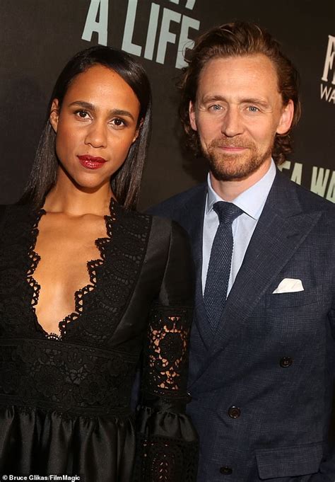 Tom Hiddleston 'moves in with co-star Zawe Ashton after friends deny they are dating' | Daily ...