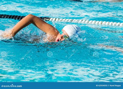 Teen Boy at Swimming Practice. Stock Image - Image of diver, recreation ...