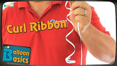 How to Easily Curl Ribbon on Balloons - Balloon Basics 06 - YouTube