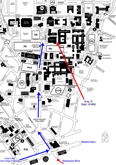 UCLA Campus map