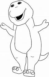 Barney Printable Coloring Pages sketch template