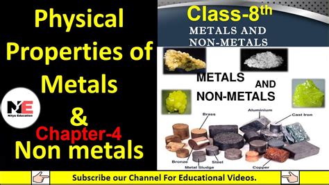 Physical properties of non metal (Part-2) - YouTube