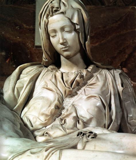 Michelangelo Buonarroti - Pietà, 1499 - Italy. Large HQ | Микеланджело, Дева мария, Статуи
