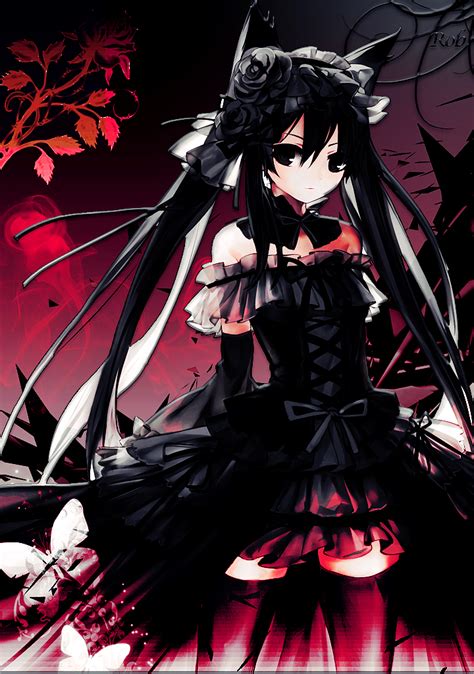 Gothic Nekomimi Anime Girl by Robbo4 on DeviantArt