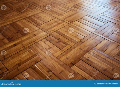 Bamboo Floor Close-up Showing Natural Wood Patterns Stock Photo - Image of flooring, closeup ...