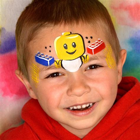 Quick and easy Lego design #oneadayinmay #lego #legofacepaint # ...