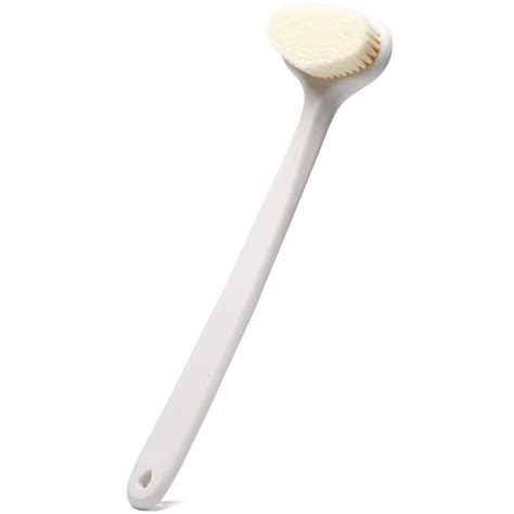 Bath Body Brush with Comfy Bristles Long Handle Gentle Exfoliation Improve Skin's Health and ...