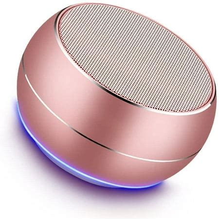 Wireless Bluetooth Speakers, Mini Audio Portable Card Subwoofer with LED, Built-in-Mic ...
