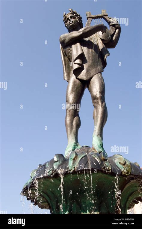 Orpheus statue, Old Market Square, Poznan, Poland Stock Photo - Alamy