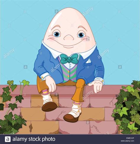 Humpty Dumpty Stock Vector Art & Illustration, Vector Image: 81451686 - Alamy | Vector art ...