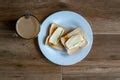 Buttered toasted bread - Free Stock Image