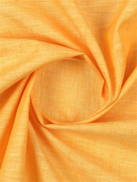 Cotton Blend Yellow Colour Plain Shirt Fabric Infinity