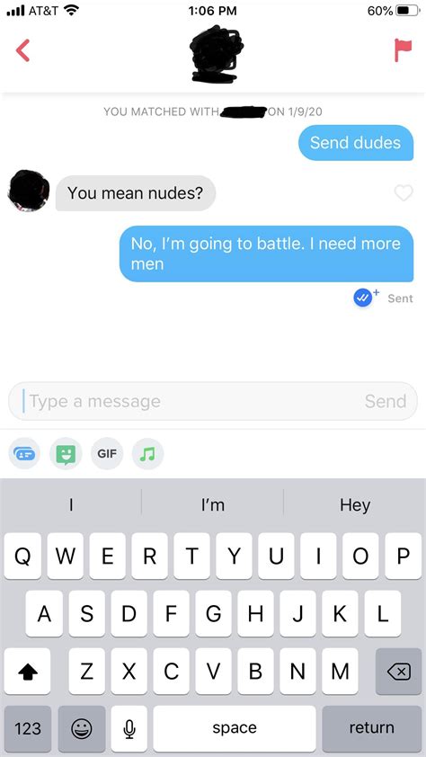 Send Dudes : r/Tinder