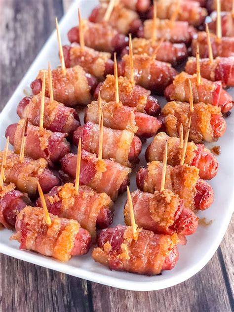 Bacon Wrapped Smokies (Meat Candy) | Donuts2Crumpets