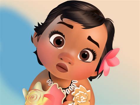 Baby Moana by Falak Gandhi on Dribbble