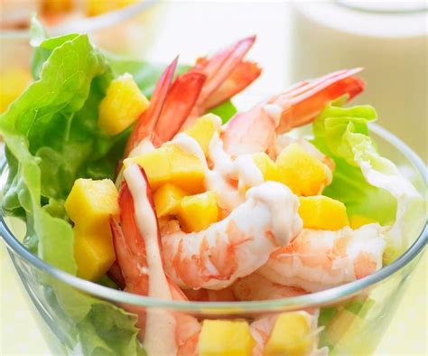 Prawn cocktails with mango | Women's Weekly Food | Recipe | Prawn ...