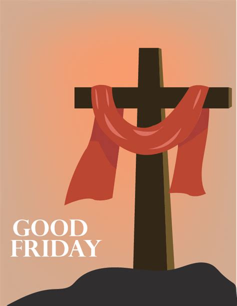 Download Good Friday Wishes Poster Illustration Vector Free | CorelDraw Design (Download Free ...