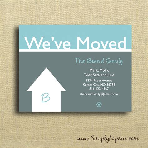 We Have Moved Cards Templates | williamson-ga.us