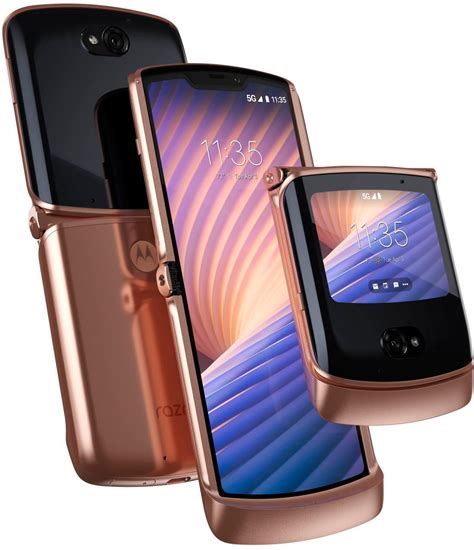 Best Buy: Motorola moto razr 2020 5G (Unlocked) Blush Gold PAJS0010US