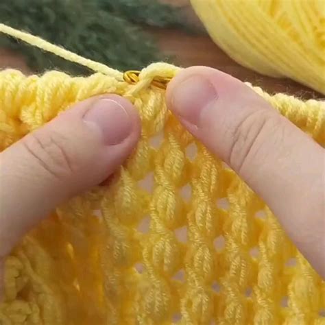 Crochet baby blanket with tunisian stitch – Artofit