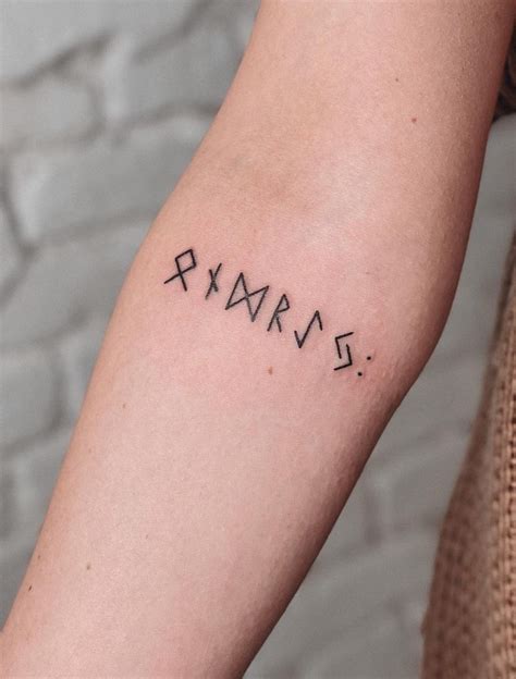 Runes Tattoo: A Delicate & Unique Symbol Of The Individual