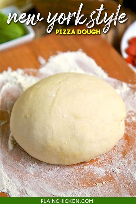 New York Style Pizza Dough - Plain Chicken