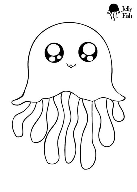 Jellyfish Coloring Pages PDF - Coloringfolder.com