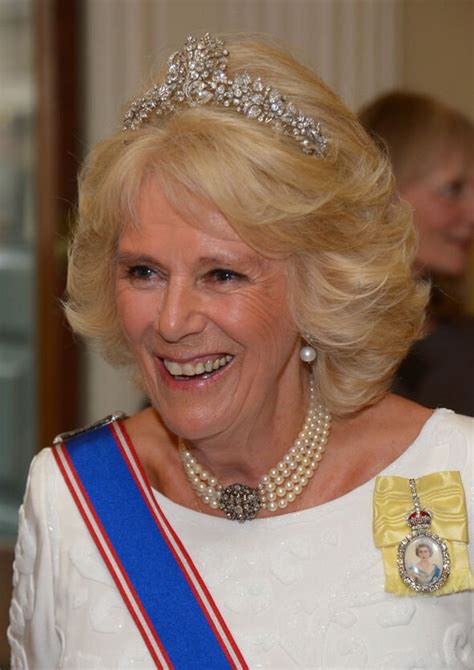 Queen Camilla's favourite 'honeycomb' tiara was adored by Queen Mother | Express.co.uk