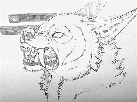 Pin by Wolf Kitsune2 on Эскиз | Werewolf drawing, Scary drawings, Wolf sketch