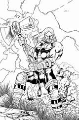 Thor Coloring Pictures  Pages sketch template