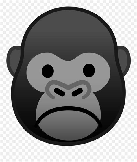 Download Banner Freeuse Download Icon Noto Emoji Animals - Gorilla Emoji Clipart (#1731757 ...