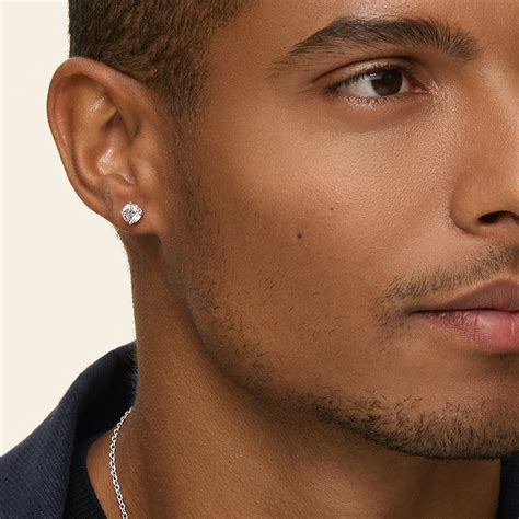 Male Diamond Stud Earrings at Lillian Hernandez blog