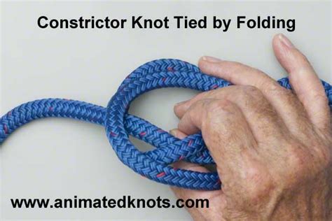 Constrictor Knot (Folding Method) in Knot List Life.