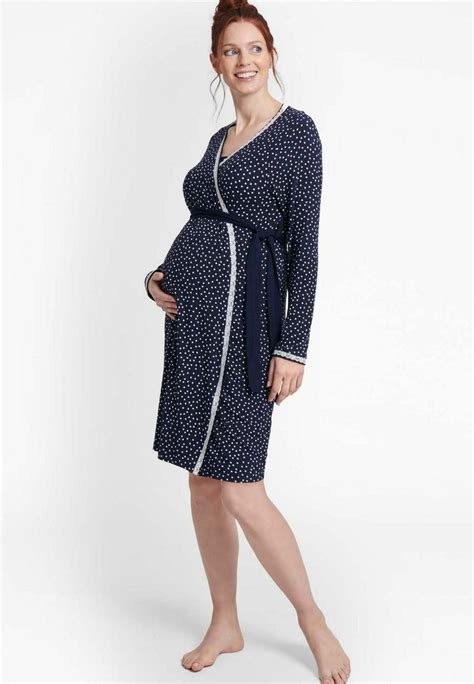 JoJo Maman Bébé MATERNITY & NURSING STANDARD - Peignoir - navy/bleu - ZALANDO.FR