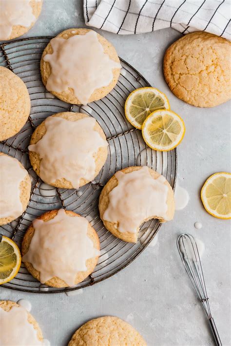 Lemon Cookies with Lovely Lemon Glaze | Ambitious Kitchen | Recipe | Lemon cookies, Best cookie ...